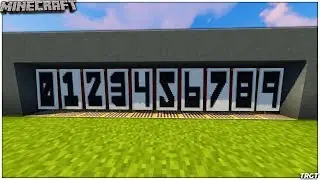 ✔ Minecraft: Every number on banners