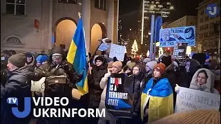 «Stop Russian Terror» - акція біля представництва Єврокомісії проти посилення російських обстрілів