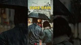 How to Create Fake Rain | Photoshop Short #photoshop #photoshopshort #rain #fakerain