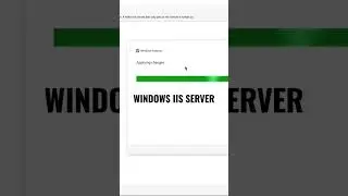 Web Server IIS, Windows