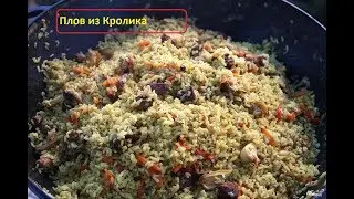 ШИКАРНЫЙ ПЛОВ ИЗ КРОЛИКА НА КОСТРЕ В КАЗАНЕ