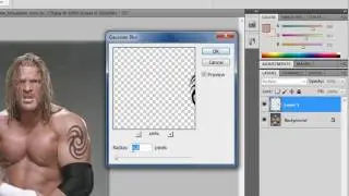 Photoshop CS5 tutorial - How to make a virtual tattoo Featuring: Triple H (HD)