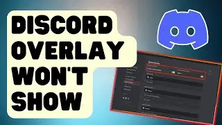 SOLVED: Discord Overlay Wont Show | Not Working [Updated Steps 2024]