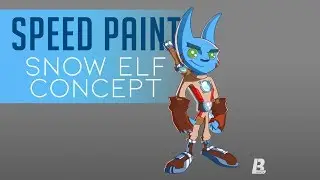 Snow Elf Concept Speed Paint