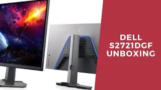 Dell S2721DGF (UK VERSION) - Quick Unboxing and Overview (27inch 165hz 2560 x 1440p monitor)