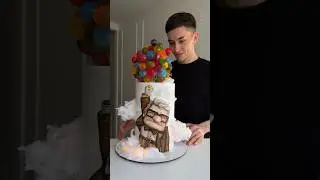 Торт на тему мультфильма «Вверх»