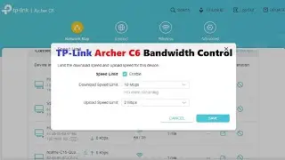 TP-Link Archer C6 Bandwidth Control