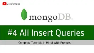 #4 Insert and insert Many Documents | Learn MongoDB | Complete MongoDB Tutorial(Hindi/Urdu)