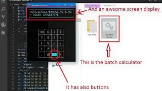 [Cmd] Batch Calculator with GUI clickable buttons