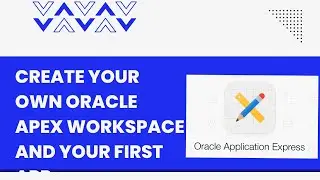 Oracle Apex 22.1.3 || How to create your own workspace and your first application on oracle apex.