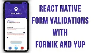 #78 React Native Form Validation Tutorial With Formik & Yup