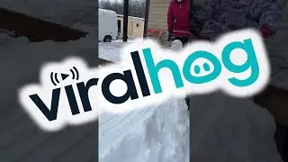 Snow Slide Delights Children || ViralHog