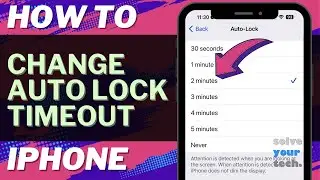 iOS 17: How to Adjust Auto Lock Screen Timeout on iPhone