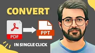 How to convert pdf into editable ppt || How to Convert PDF to PowerPoint || PDF to PPT || 