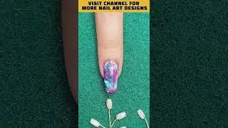 Colorful Marble Nail Art Design Idea You Should Try #shorts