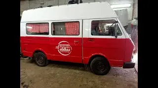 Volkswagen lt28 2,5 tdi 1995 мобильная кофейня , не большой  обзор