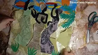 I took unnecessary patches and sewed them together. Africa is an amazing country.