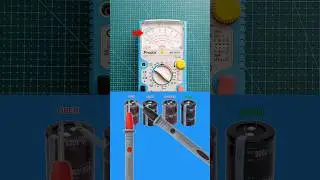 testing electrolytic capacitor #tutorial