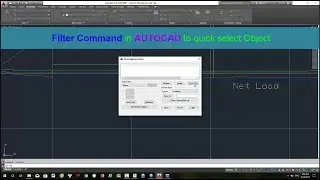Use FILTER command in Autocad to quick select Object  - Autocad tutorial