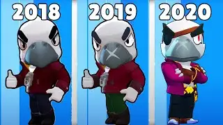 KARAKTERLERİN EVRİMİ ESKİ VS YENİ - İLK HALİ - BRAWL STARS İLK ÇIKTIĞINDA NASILDI ?