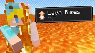 Minecraft, But Lava Rises! (WITH VIEWERS)