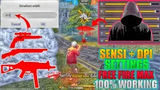 Best Sensitivity For Free Fire 😈 Free Fire Dpi Settings ⚙️| Sensitivity + Hud Setting Free Fire |