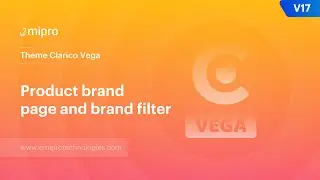 Product Brand Page and Brand Filter | Theme Clarico Vega V17