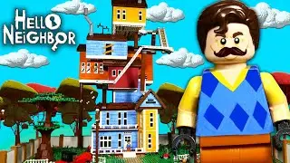 LEGO Самоделка Дом Соседа из 5000 Деталей / Hello Neighbor MOC