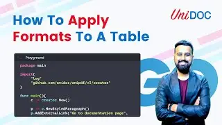 Apply Formats To A Table In PDF File (Using UniPDF)