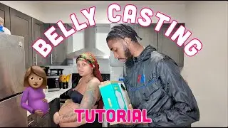 Belly Casting Kit Tutorial | 38 Weeks Pregnant Update | Labor Induction??