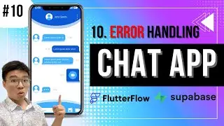 NoCode Chat App with FlutterFlow and Supabase (Part 10)