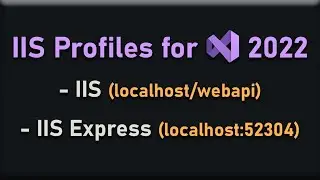 How to Create IIS (or) IIS Express Profile in Visual Studio 2022