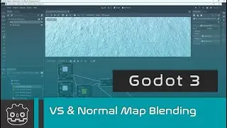 Godot 3 - Visual Shaders and Normal Map Blending