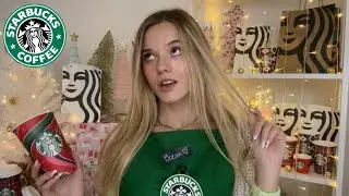 ASMR Sassy Starbucks Employee Roleplay 💚☕❤️ (holiday edition)