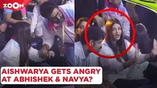 Aishwarya Rai Bachchan gets ANGRY at Abhishek Bachchan & Navya Naveli Nanda in THIS viral video?