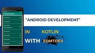 Kotlin Android Tutorial - Firebase Recycler View Item Multiple Type