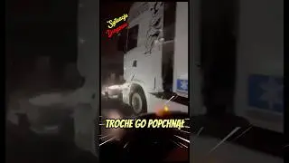 Trochę go popchnął 