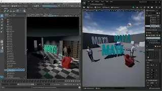 Videoguide - Export from Maya Import in Unreal Engine 5, SendTo and FBX Export, Mesh, Materials