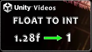 How to CONVERT FLOAT TO INT in Unity