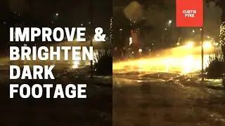 How to Improve and Brighten Dark Footage - After Effects 2021