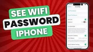 How To See WiFi Password On iPhone