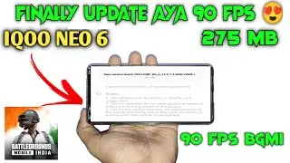 IQOO NEO 6 GOOD NEWS 😍 257 MB AFTER UPDATE | PUBG 90 FPS TEST | SNAPDRAGON 870 😱 12+256GB