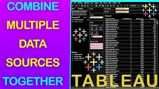 How to Blend Multiple Data Sources in Tableau (Tableau Part 50)