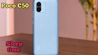 How To Change Lock Screen Time In Poco C50, Auto Screen Off In Poco C50, Sleep Time Change In