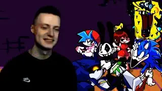 Меллстрой/Mellstroy - "Лысый далеко" but everyone FNF characters sing it (6 characters) [+FLM, MIDI]