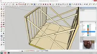 Clinton's Backyard Studio - Ep 9 - Bracing for Success - SketchUp