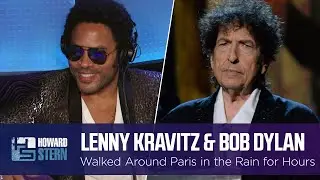 Lenny Kravitz Walked With Bob Dylan Around Paris in the Rain (2014)