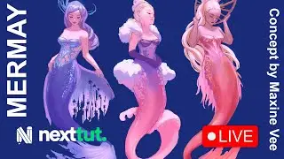 MERMAY Special Week! Sculpting a Mermaid in Zbrush!