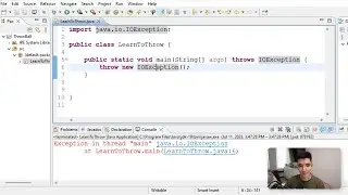 Throw And Throws In Java Tutorial #48