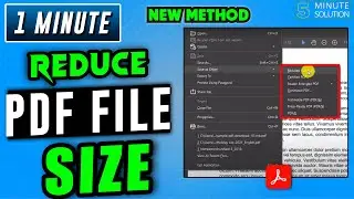 How to reduce pdf file size in adobe acrobat 2025 | Optimizing PDFs